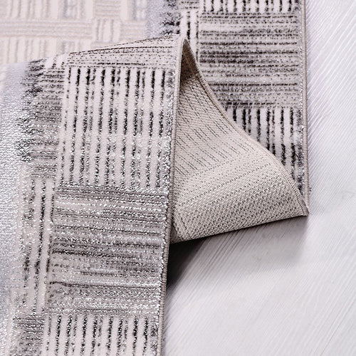 Krem Modern Mikropolyester Makine Halısı