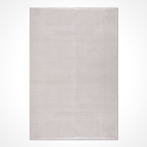 Krem Modern Viskon Makine Halısı