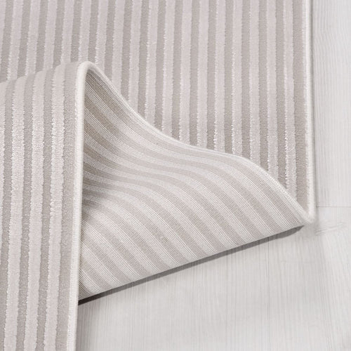 Krem Modern Viskon Makine Halısı