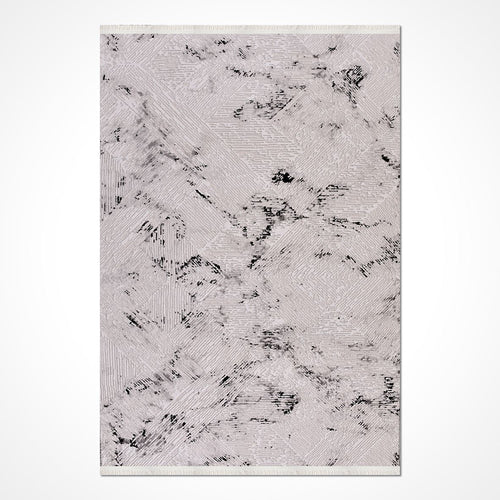 Gri Modern Mikropolyester Makine Halısı