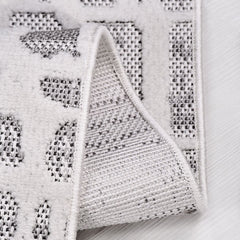 Gri Modern Polyester Makine Halısı