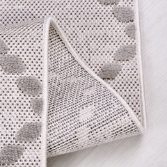 Gri Modern Polyester Makine Halısı