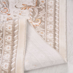 Bej Göbekli Akrilik Makine Halısı