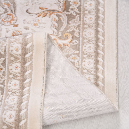 Bej Göbekli Akrilik Makine Halısı