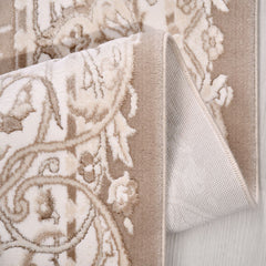 Bej Göbekli Akrilik Makine Halısı