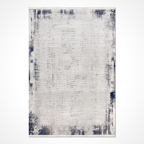 Gri Modern Akrilik Makine Halısı