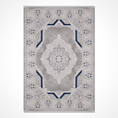 Gri Göbekli Akrilik Makine Halısı