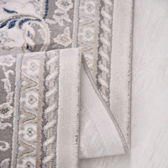 Gri Göbekli Akrilik Makine Halısı