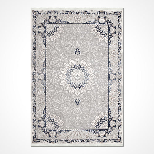 Gri Göbekli Akrilik Makine Halısı