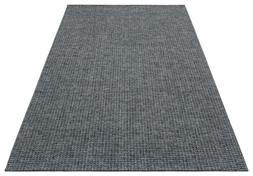 Hasır Görünümlü Kaymaz Renkli Dokuma Modern Kilim Halı