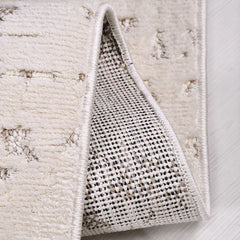 Bej Modern Polyester Makine Halısı