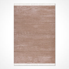 Kahverengi Düz Polyester Makine Halısı