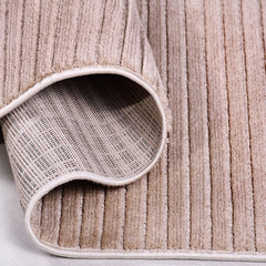 Kahverengi Düz Polyester Makine Halısı