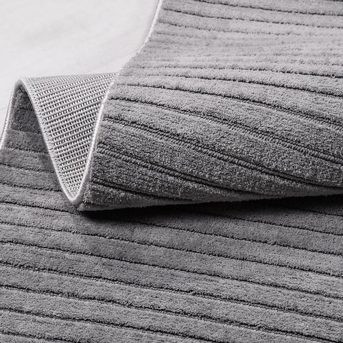 Gri Düz Polyester Makine Halısı