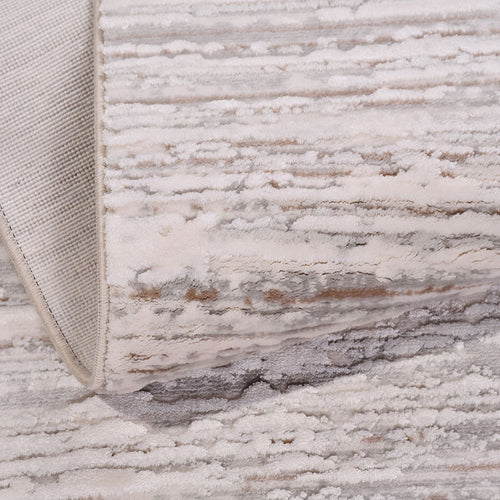 Gri Modern Akrilik Makine Halısı