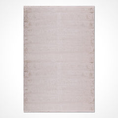 Bej Modern Akrilik Makine Halısı