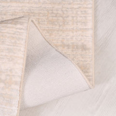 Bej Modern Akrilik Makine Halısı