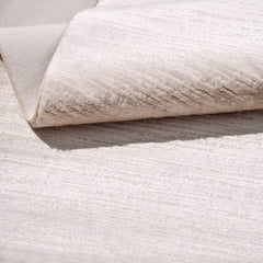 Bej Modern Akrilik Makine Halısı