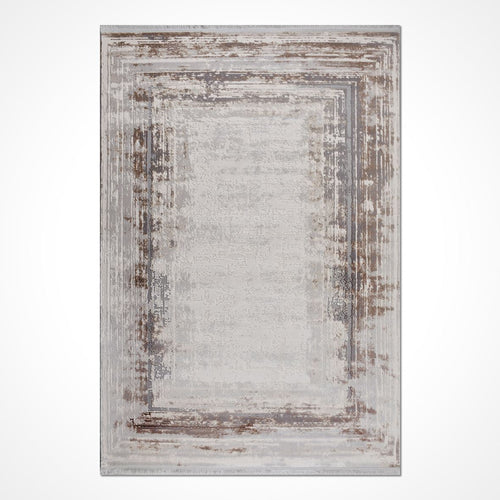 Bej Eskitme Akrilik Makine Halısı