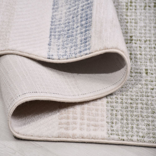 Bej Modern Akrilik Makine Halısı