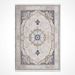 Bej Göbekli Akrilik Makine Halısı