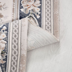 Bej Göbekli Akrilik Makine Halısı