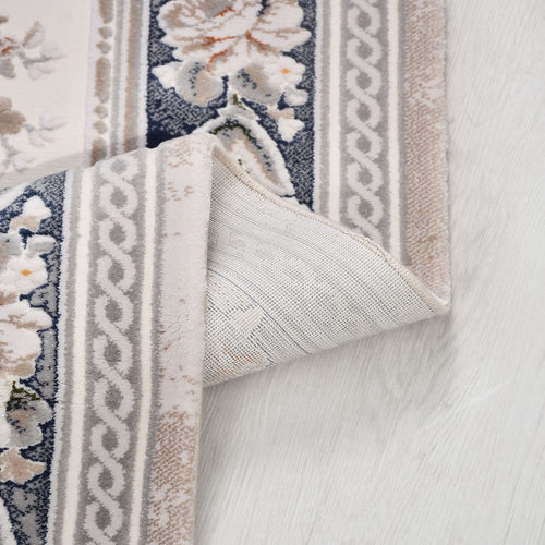 Bej Göbekli Akrilik Makine Halısı