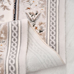 Bej Göbekli Akrilik Makine Halısı