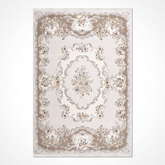 Bej Göbekli Akrilik Makine Halısı