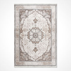 Bej Göbekli Akrilik Makine Halısı