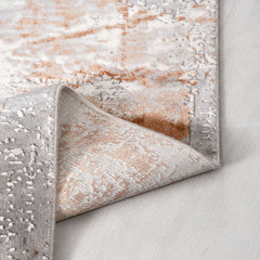 Gri Modern Akrilik Makine Halısı