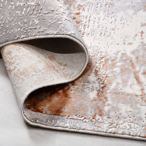 Gri Modern Akrilik Makine Halısı