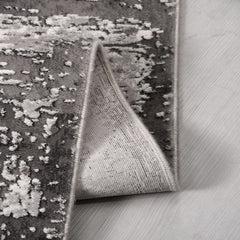 Gri Modern Akrilik Makine Halısı