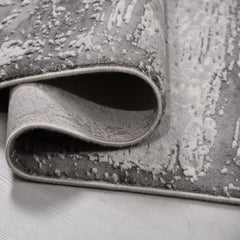 Gri Modern Akrilik Makine Halısı