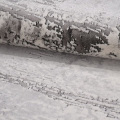 Gri Modern Akrilik Makine Halısı