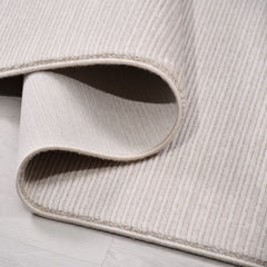 Bej Düz Akrilik Makine Halısı