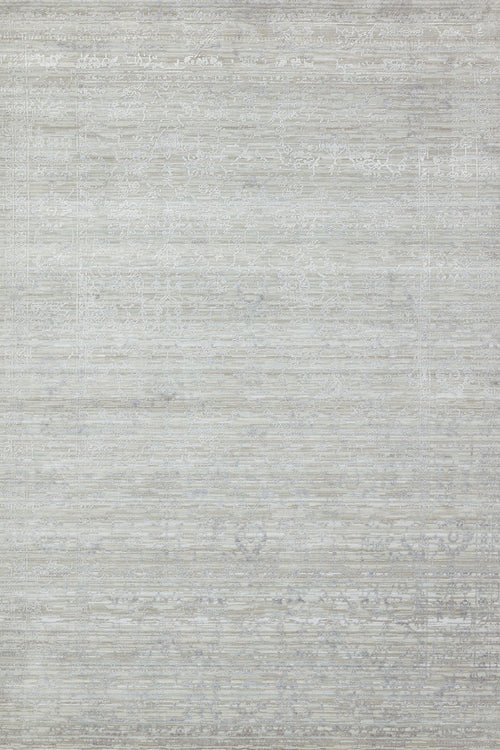 Gri Klasik Modern Etnik Desenli Halı  | Makinada Yıkanabilir | Hav Toz Vermez | Leke Tutmayan | Kaymaz Taban | Dijital Makine Baskı | Salon Yolluk Mutfak Halısı