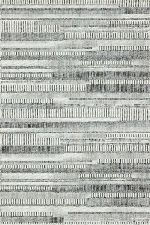 Gri Geometrik Modern Etnik Desenli Halı  | Makinada Yıkanabilir | Hav Toz Vermez | Leke Tutmayan | Kaymaz Taban | Dijital Makine Baskı | Salon Yolluk Mutfak Halısı