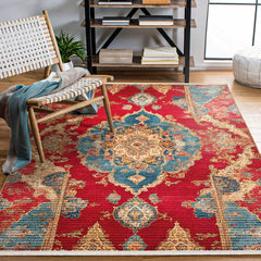 Göbekli Pamuklu Antialerjik Yıkanabilir Dijital Baskılı Alan Halısı