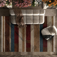 Modern Pamuklu Kaymaz Tabanlı Dijital Baskılı Alan Halısı