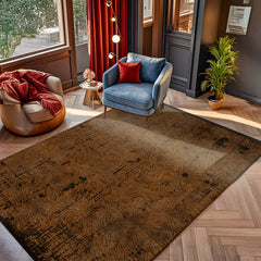 Modern Desenli Pamuklu Yıkanabilir Dijital Baskılı Alan Halısı