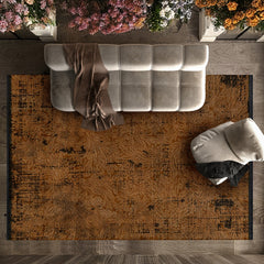 Modern Desenli Pamuklu Yıkanabilir Dijital Baskılı Alan Halısı