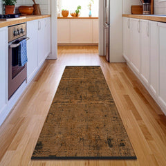 Modern Desenli Pamuklu Yıkanabilir Dijital Baskılı Alan Halısı