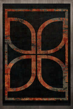 Çerçeveli Antialerjik Pamuklu Yıkanabilir Dijital Baskılı Alan Halısı