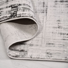 Gri Modern Polyester Makine Halısı