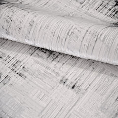 Gri Modern Polyester Makine Halısı