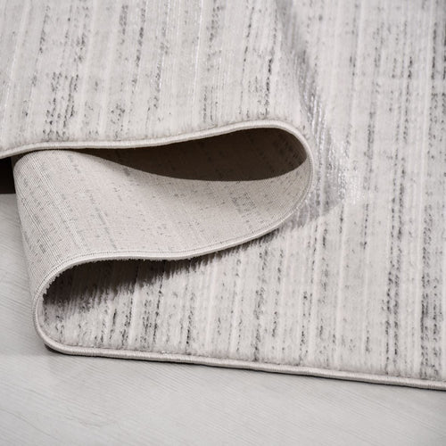 Krem Modern Polyester Makine Halısı