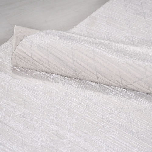 Krem Modern Polyester Makine Halısı