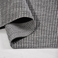Siyah Modern Pamuk Makine Halısı
