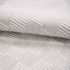 Bej Geometrik Pamuk Makine Halısı